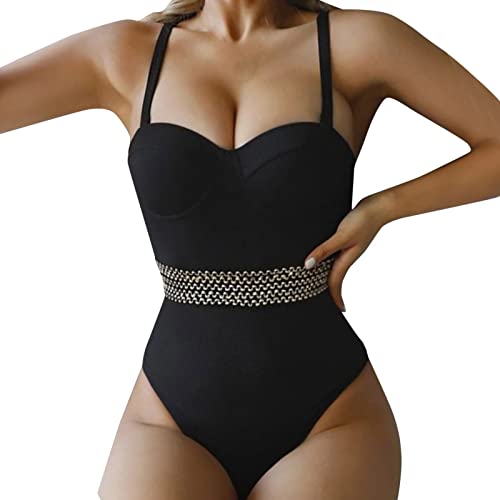 Maillot de bain une pièce anti-frottement avec maintien poitrine optimal M