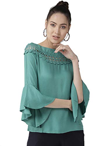 Image of Style Quotient Women Solid Viscose Rayon Smart Casual top