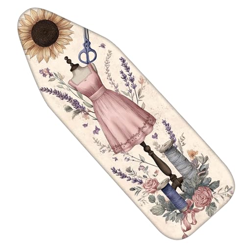 Image of Nuxovilar Sunflower Sewing Mannequin Ironing Board Cover 15x54 Polyester