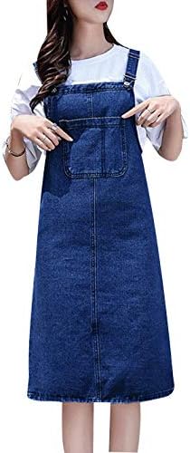 Casual Strap Denim Pinafore Bib Overall 