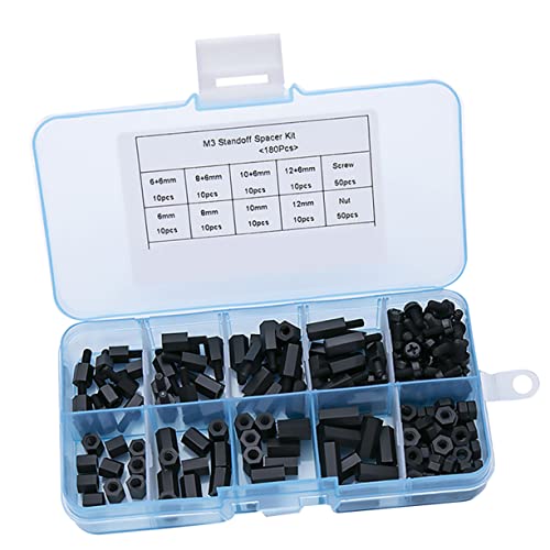 ULTECHNOVO 180 Piezas Espaciador Hexagonal Elevador De Caimanes Divisor Usb Maleficio Equipo Juego De Tacos Adaptador Cable Enfrentamiento Roscado Salida Usb Cargador De Pared Usb