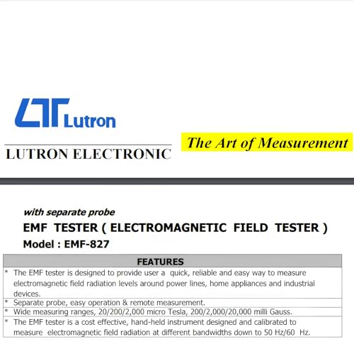 Medidor de Campo Electromagnético i-POOK EMF-827 miniatura 7