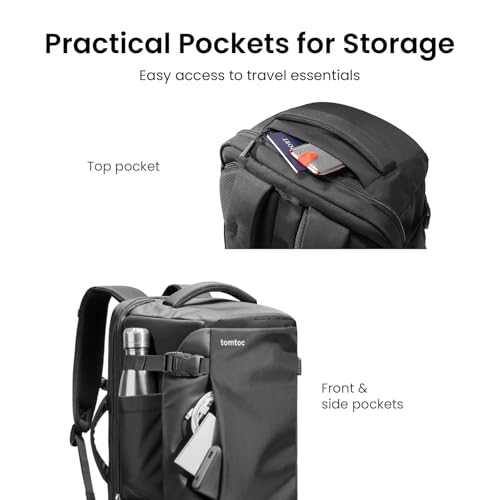 tomtoc Travel Backpack 40L TSA Friendly