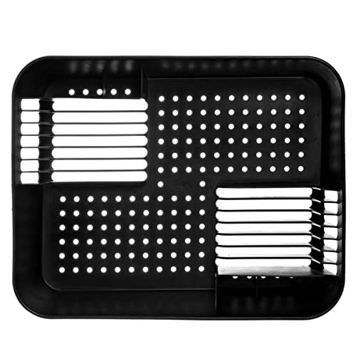 Escorredor de Louças Basic, 45 x 35 x 10,5 cm, Preto, Coza