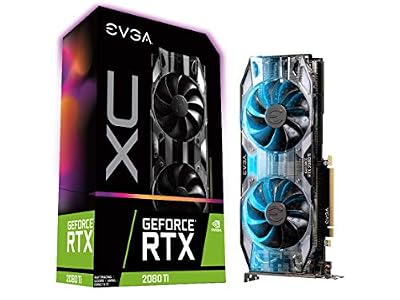 EVGA GeForce RTX 2080 Ti XC GAMING, 11GB GDDR6, Dual HDB Fans & RGB LED Graphics Card 11G-P4-2382-KR (Renewed)