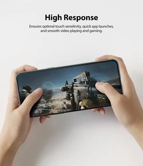 Image of Oleophobic Tempered Glass Screen Protector Compatible For Oppo A74 / A78 / A95 [Pack of 1]. Edge To Edge Full Screen Protection With Easy Installation Kit & Case Friendly Fit.