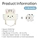 Baby Helmet for Crawling Walking – Soft and Lightweight Baby Head Protector with Adjustable Straps, 360° Protection for Toddlers, Cute Bunny Ears Design, Perfect Baby Fall Back Head Protector