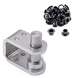 HolsterSmith Eyelet Setting Tool & (25) Eyelet Combo - (1) [#8 Eyelet Setting Tool (1/4 in.)] + (25) [#8-6 Black Eyelets (1/4 in.)] - for KYDEX Holster Making, Sewing, Canvas, Tent Making