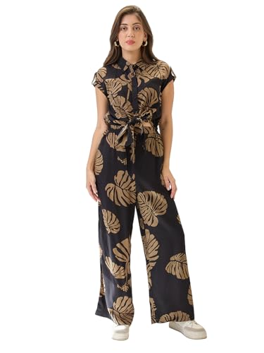 Image of Globus Women Jumpsuit (8909389031679 Brown L)