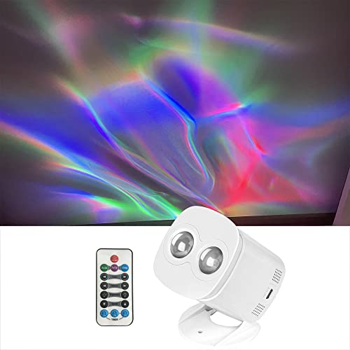 Sharelife Mini RGB Dynamic Aurora Mixes Green Blue Orange Background Effect LED Starry Sky Remote Lights for Home Party DJ KTV Birthday Stage Lighting A200