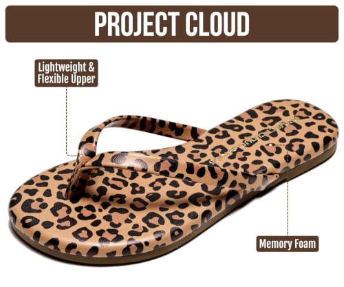 Image of Project Cloud Kids Sandals For Girls Footwear with Memory Foam Insole Kids Flip Flops - Lightweight & Slip Resistant Girls Sandals Summer Beach Essentials 2026 (Little Foundations)
