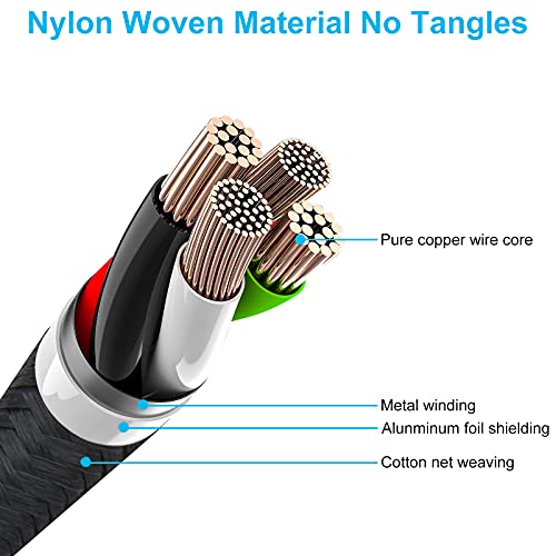 Bluechok Lightning To Rca Stereo Cable, 2-Male Audio Aux Y Splitter Adapter For Select Iphone, Ipad And Ipod Models, For Home Theater, Speaker, Power Amplifier, Car [3.9 Ft/Silver] #TOP4