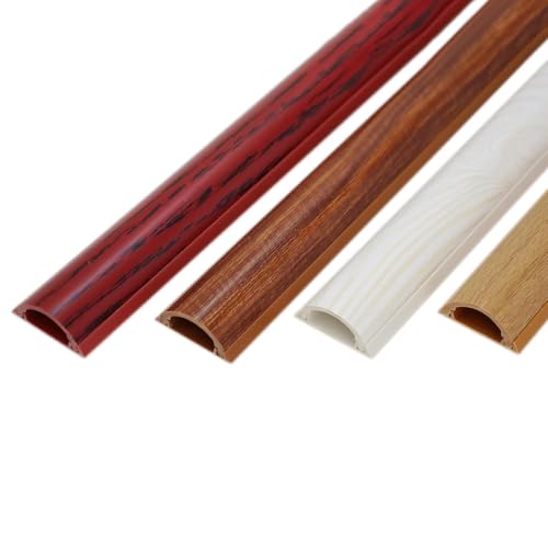 Cubiertas de cables de madera PVC autoadhesivas para pared y suelo 2