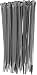 8" Inch Black Zip Cable Ties (300 Pack), 40lb Strength Nylon Wire Ties, By Bolt Dropper.