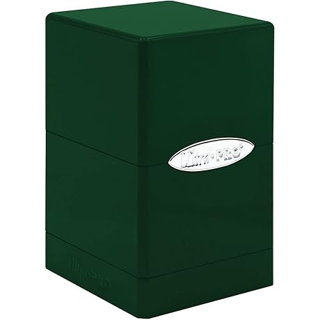 Ultra Pro Satin Tower - Emerald Green: Elevate Your Deck Storage