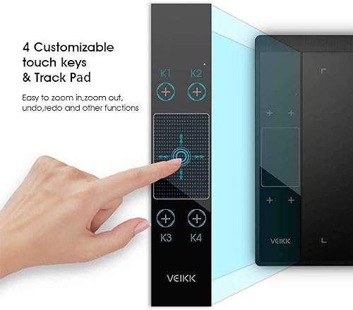 Image of VEIKK A30 V2 Graphic Drawing Tablet, 10 * 6 Inch /25.4 x15.2 cm Pen Tablet with 8192 Levels Passive Pen, Compatible with Windows, Mac,Linux and Android