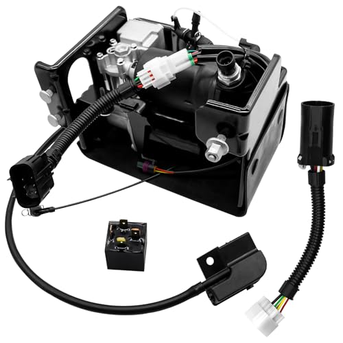 Loss Of Rear Trim Height Over Time and Temperature Change - 2013-2019 Cadillac XTS 6 23316154 Air Ride Suspension Compressor Pump Fit for Cadillac Escalade ESV, for Chevy Suburban Tahoe, for GMC Yukon XL 2015-2020, OE Replace 22797525, 23282712, 23232591