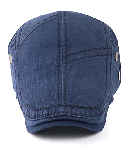 Panegy Boina masculina boina de verão jornaleiro boné de golfe Ivy Cabbie Gatsby, Azul escuro, Taman