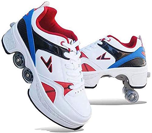 60% Off Discount GHDE& Children's Multifunctional Roller Skates Shoes 2-in-1Deformation Automatic Walking Shoes Adult Men Women Skating Shoes with Double-Row Deform Wheel Exclusive Discount 80% Offer GHDE& Children's Multifunctional Roller Skates Shoes 2-in-1Deformation Automatic Walking Shoes Adult Men Women Skating Shoes with Double-Row Deform Wheel