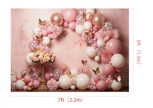 Fondo Fotográfico Rosa Microfibra 7x5 pies miniatura 4