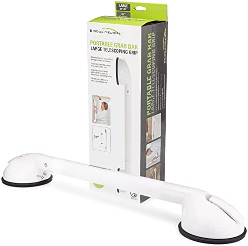 Bridge Medical Large Telescoping Portable Suction Grab Bar