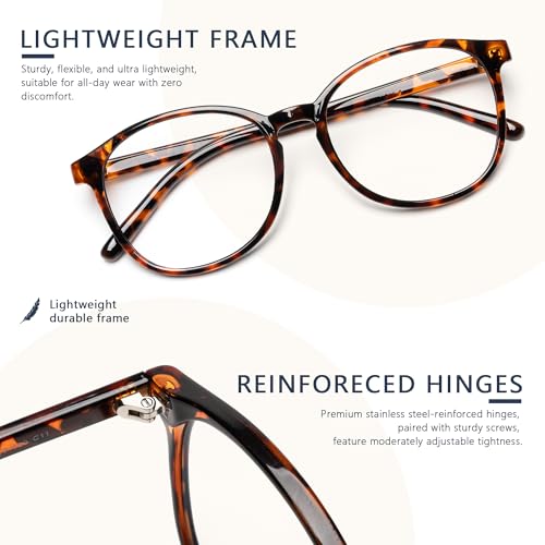 Image of Blue Light Blocking Glasses for Women Men, Square Thick Frame Anti Eyestrain & UV Glare JF6218