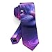 VAFZASC Ties for Men Boys Wedding Dance Prom, Fashion Skinny Neck Tie Funny Purple Galaxy Cat