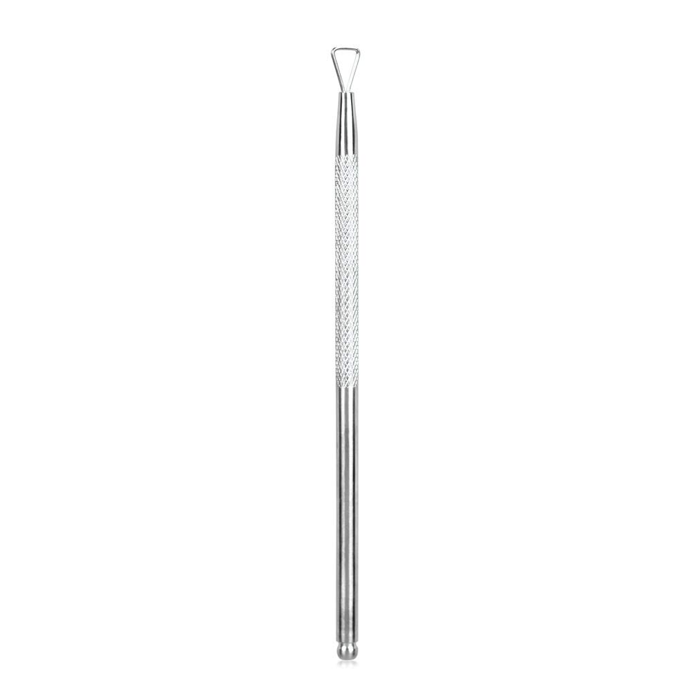 Stainless Steel Triangle Cuticle Pusher Gel Nail Scraper Remover