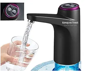 Konquer TimeS KTS Automatic Wireless Water Can Dispenser Pump, with Free Switch Pumping Or 600ml Quantitative Pumping Water Technology.