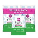 Dapple Baby - Pacifier Wipes for Infants and Toddlers - 40 Count (3 Pack)