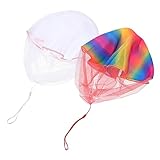 BESPORTBLE 2 Piezas Juguete Paracaídas para Cuerda Exterior para Actividades Familiares y Fiestas Estimula Habilidades y Diversión al Aire