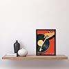 Artery8 Vintage Retro Vinyl Record Player Spin 1950's Pulp For Living Room Artwork Framed Wall Art Print A4 #3