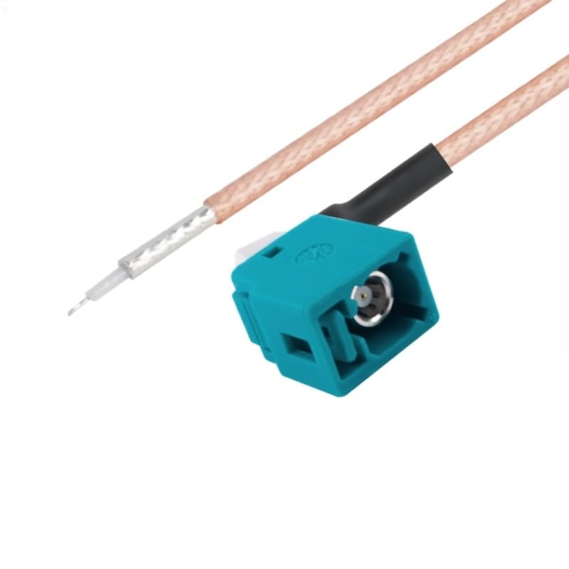FakraKW-Waterproof RG316 Cable with Single Connector and soldered end 50 cm
