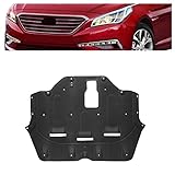 ECOTRIC Engine Splash Shield Compatible with 2015-2017 Hyundai Sonata Front Lower Engine Cover Flocking Process Replacement for 29130C1000 29130C2100 HY1228188
