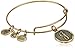 Produktbild Alex and Ani Rafaelian Gold-Tone Initial "J" Expandable Wire Bangle Bracelet, 2.5"