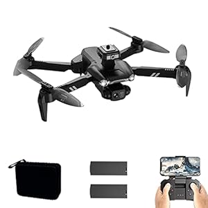 ACAGALA GPS Drohne mit 8K Dual-Kamera & 5G WiFi 360° Hindernisvermeidung | Optische Flusslokalisierung | Für Kinder/Erwachsene Mit Fernbedienung, 2 Akkus & Headless-Modus