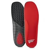 Red Wing Shoes Quadrex Replacement Footbed Insoles, Molded Arch, Gel Heel Pad, 10 Medium
