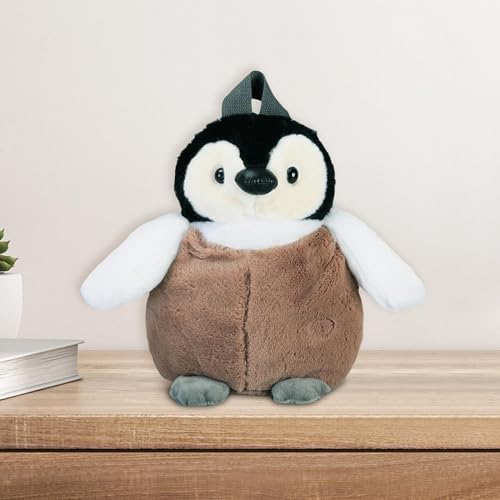 APLVFFZH Plüsch-Pinguin-Rucksack, Reisetasche, lässiger Rucksack für Jungen, Mädchen, Kinder, Erwachsene