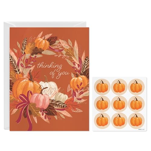American Greetings 25-Count Traditional Fall Blank Greeting Cards Envelopes and