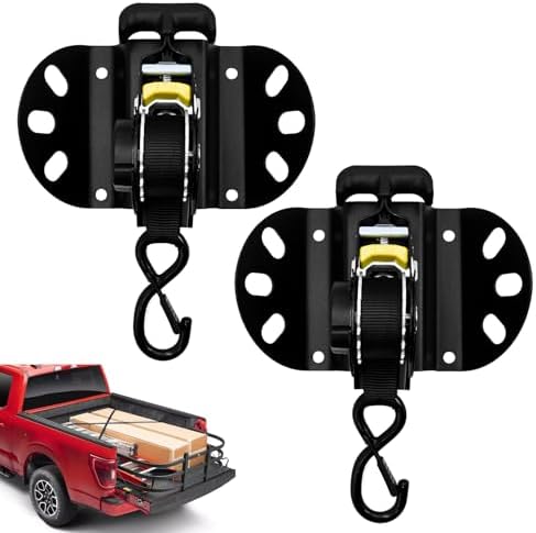 MTGSTOCL 2pcs Retractable Ratchet Straps Compatible with Ford F-1...