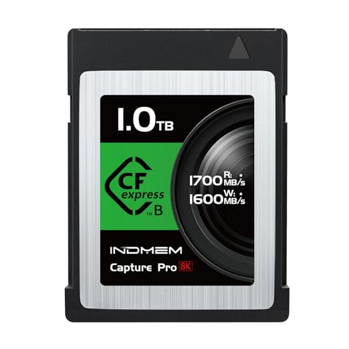 CFexpress Type B �������[�J�[�h 1TB �������ݑ��x1600MB/s �ǂݏo�����x1700MB/s 8K�^��Ή�