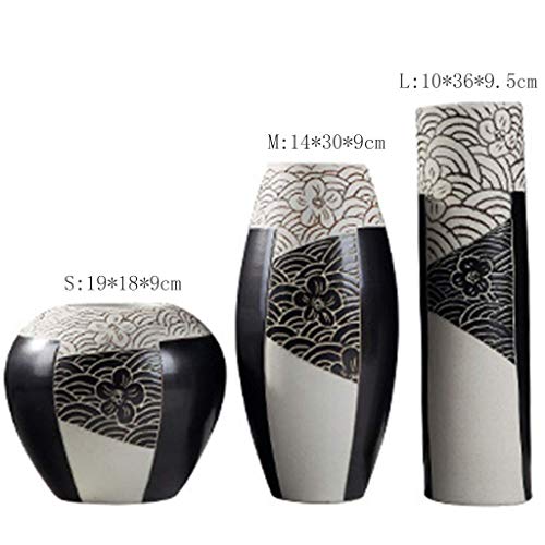 Vase céramique grand modèle pour compositions de fleurs séchées