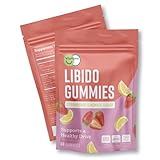 VitaHuma Libido Support Gummies for Women with Ashwagandha, Saffron, & Rhodiola Rosea, Womens Herbal Supplement, Gluten Free, American Made, Plant Based, Strawberry Lemonade Flavor, 60 Gummies