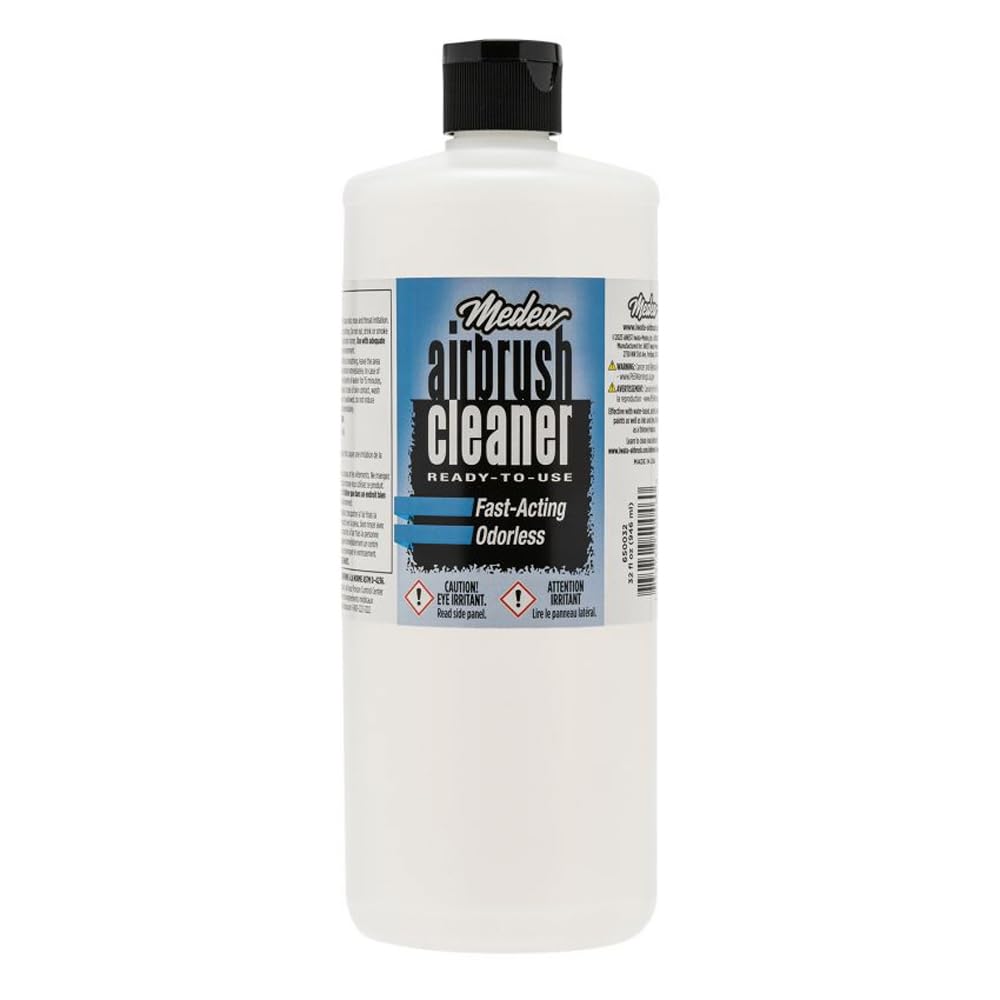 Nettoyant aérographe Iwata Medea liquide rinçage peinture 960ml