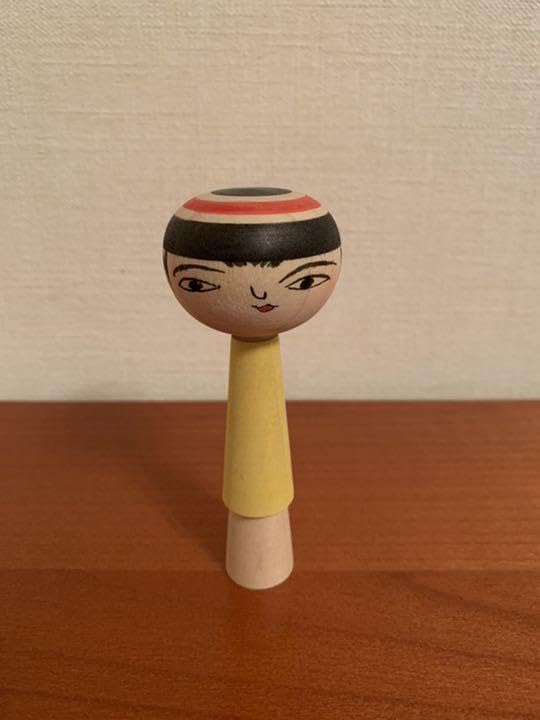 Amazon.co.jp: 荒川洋一工人 マントこけし 黄色 福島 土湯 猪苗代