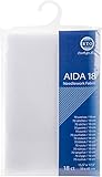 Alta calidad RTO Aida-Juego Cruz (18 Puntos), Algodón, Blanco, 39 x 45 cm
