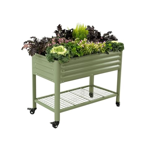 Vego Garden Rolling Elevated Raised Garden Bed V Series