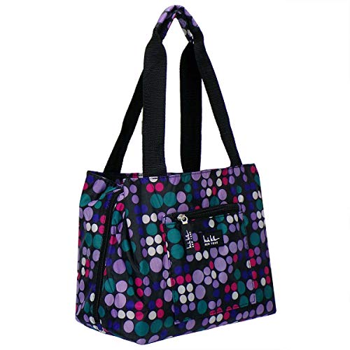 Nicole Miller of New York Insulated Lunch Cooler 11 Lunch Tote (Bangles Lavender)