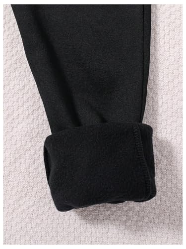 WDIRARA Girl's Graphic Elastic Waist Sweatpants Workout Joggers Thermal Pants4