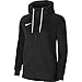 NIKE Women's Team Club 20 Full-Zip Hoodie Chaqueta Deportiva, Negro y Blanco, XL para Mujer